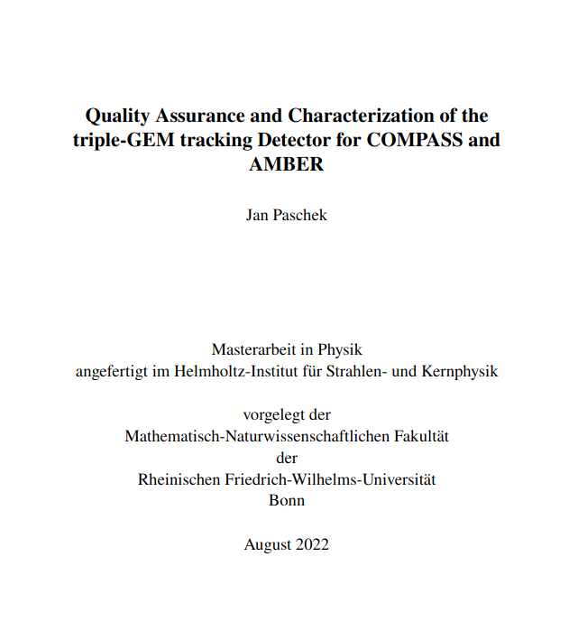 Quality Assurance and Characterization of the triple-GEM tracking Detector for COMPASS and AMBER